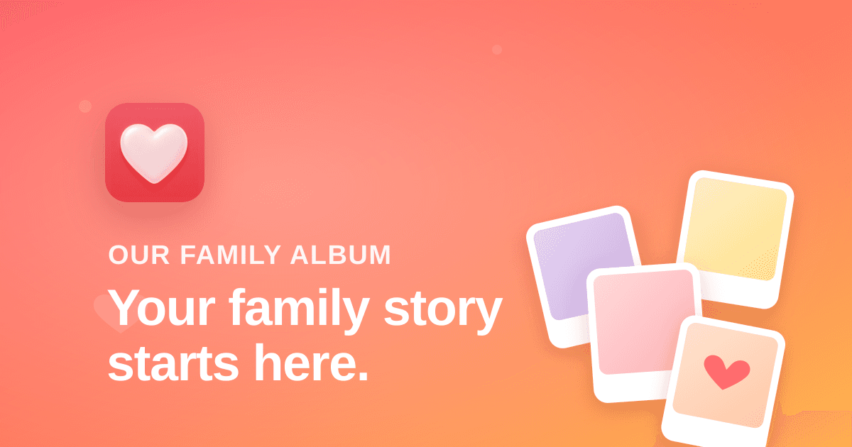 Our Family Album: Private Family Photo Sharing App preview 1