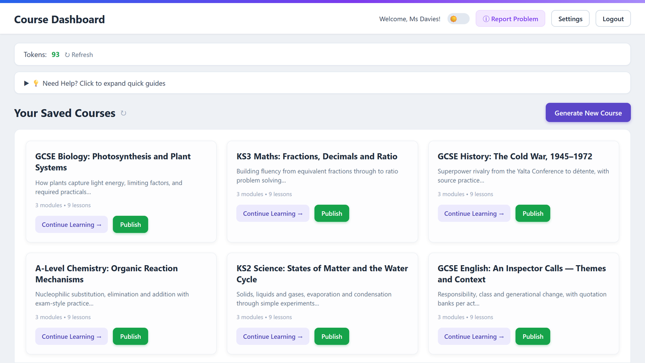 AI Course Builder & LMS for Schools & Teams | Discourse AI preview 1