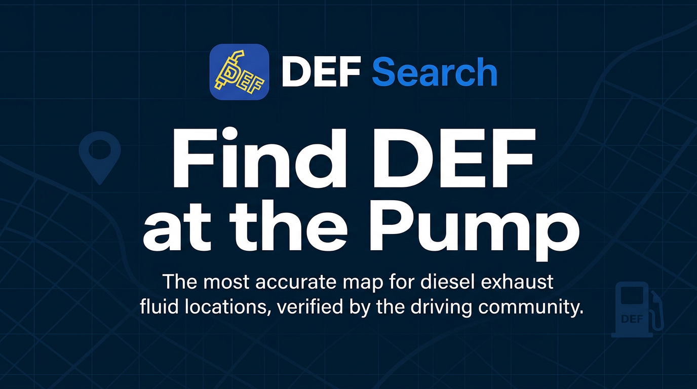 DEF Search — Find Diesel Exhaust Fluid Near You preview 2