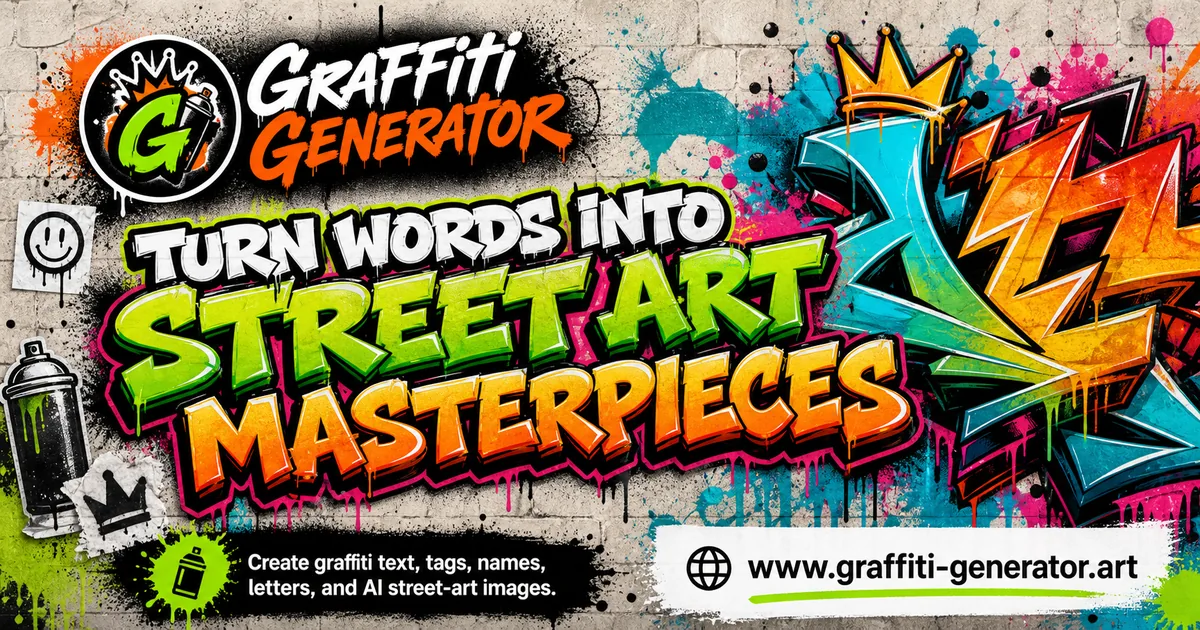 Graffiti Generator | Free Graffiti Text, Name & Font Maker preview 1