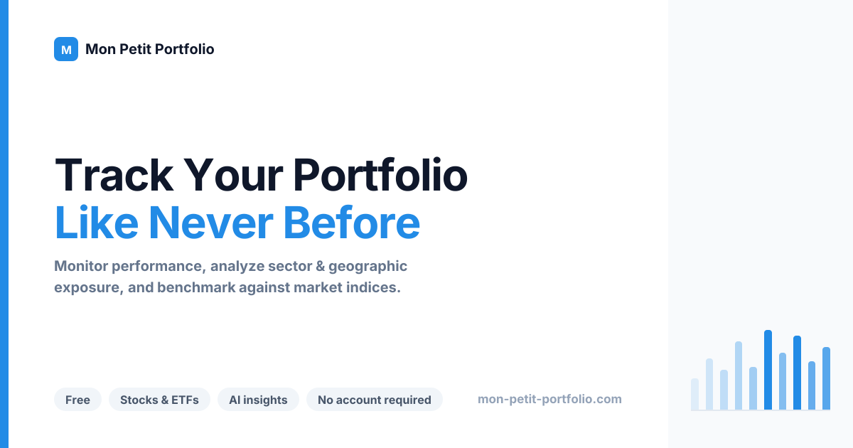 Financial Portfolio Tracker | Mon Petit Portfolio preview 1