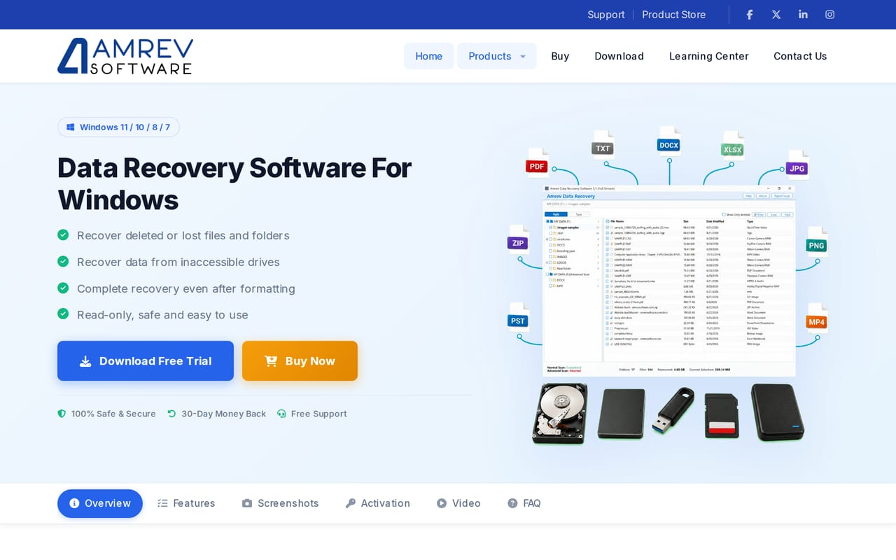 Amrev Software preview 1