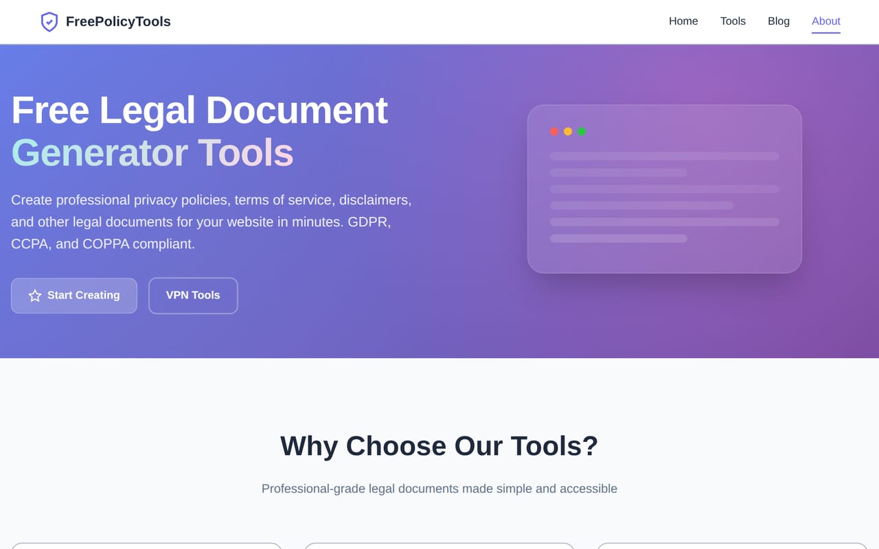 Free Policy Tools preview 1