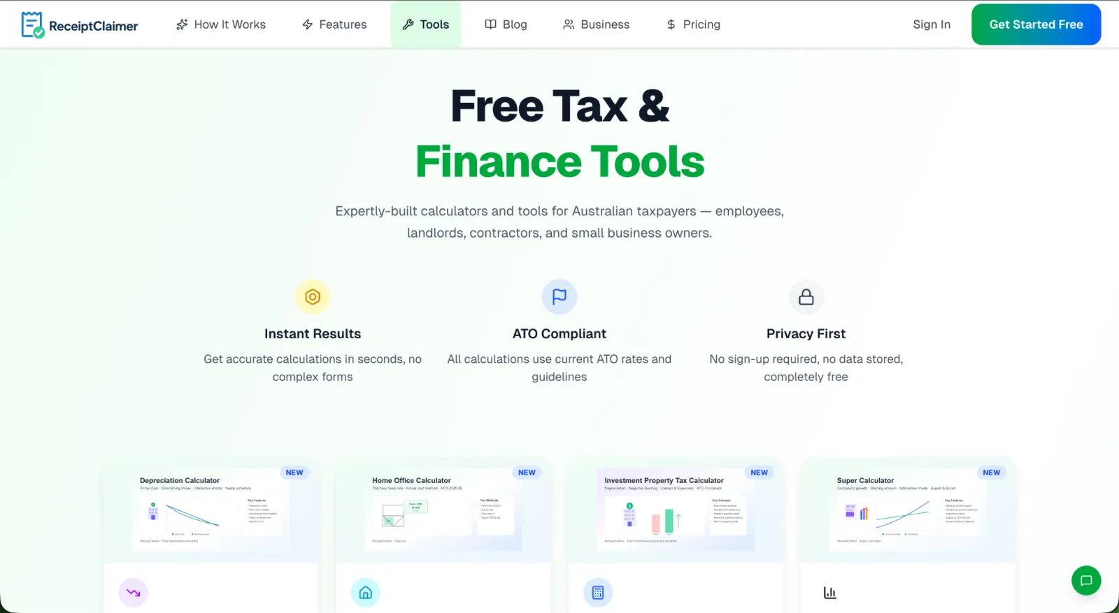 ReceiptClaimer — Automate Tax preview 3
