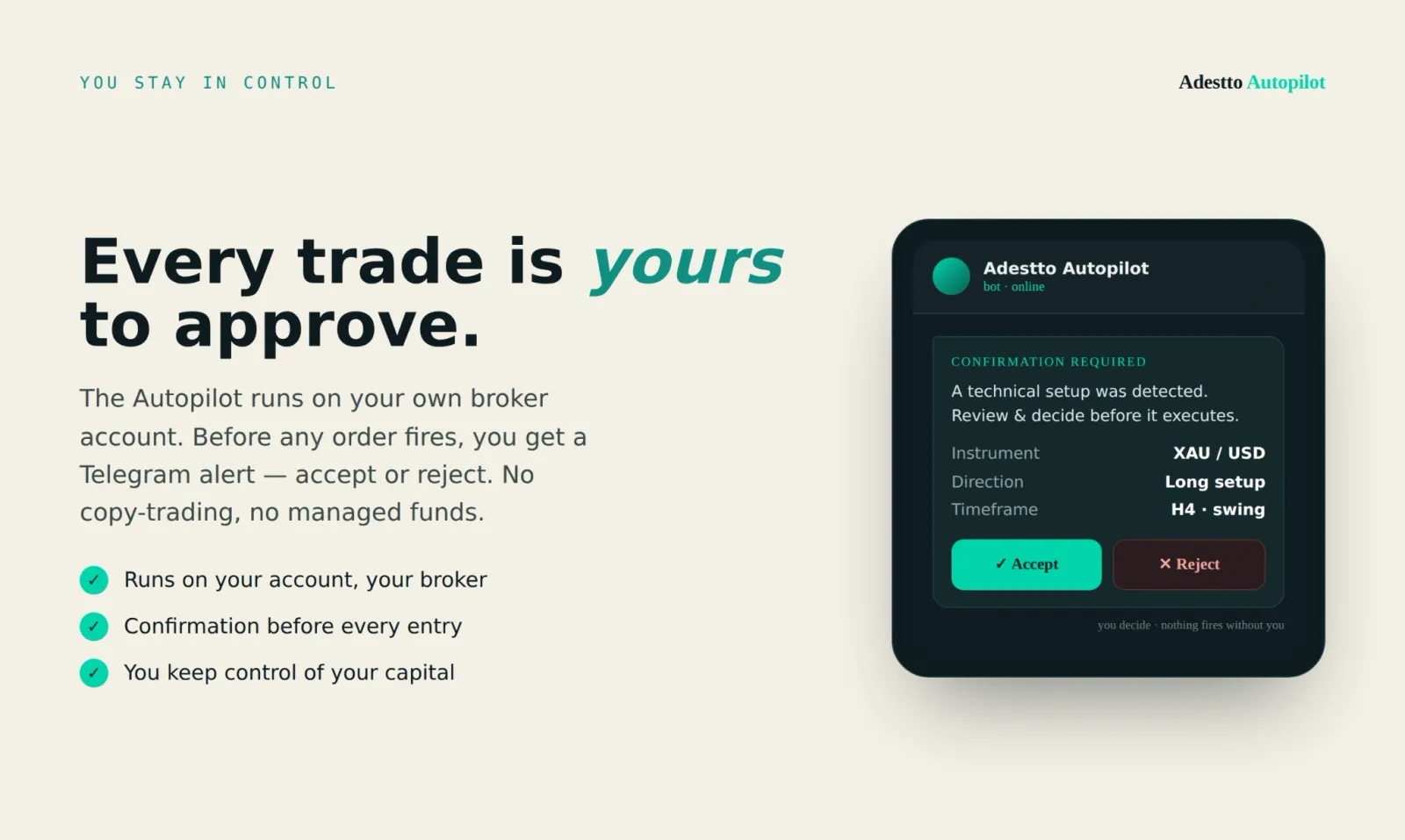 Adestto Autopilot preview 2
