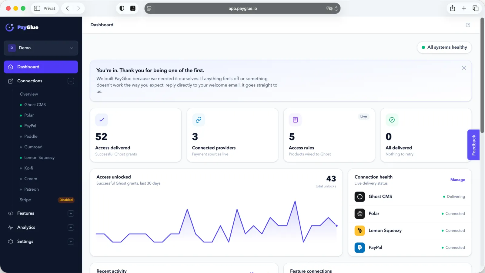 PayGlue preview 2