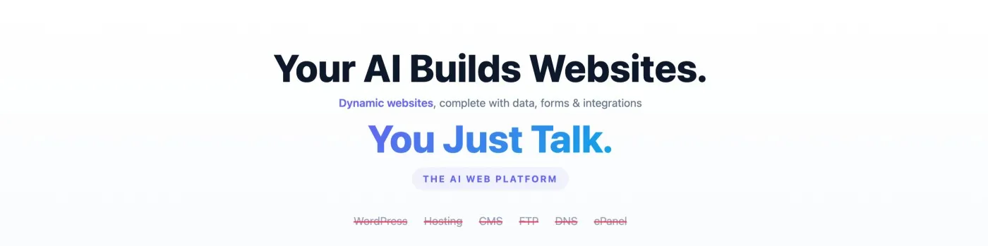 AI Website Builder for ChatGPT, Claude, Mistral & more — preview 1