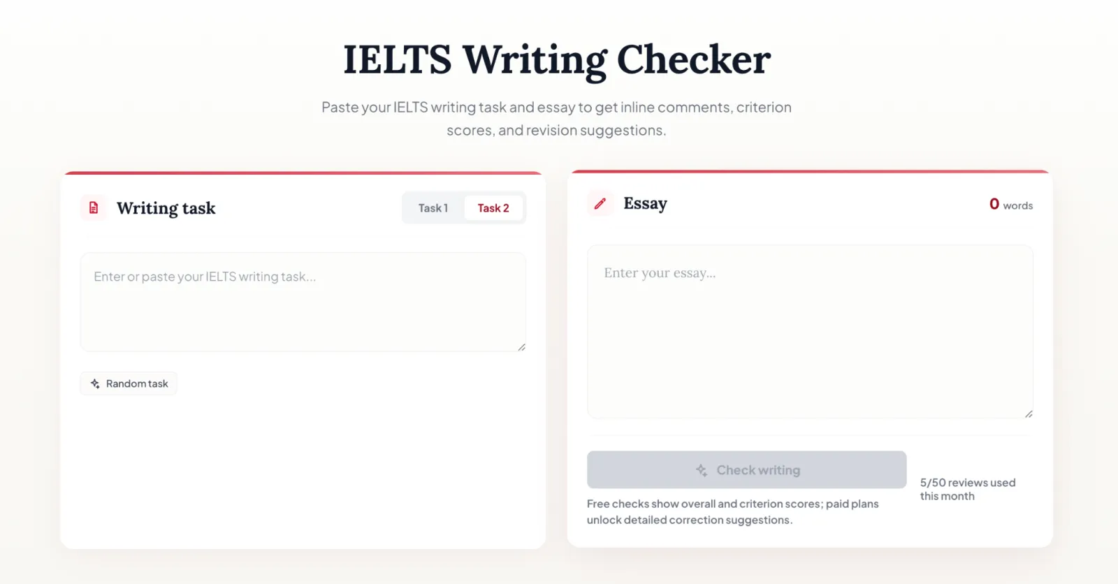 IELTS Writing Checker preview 1