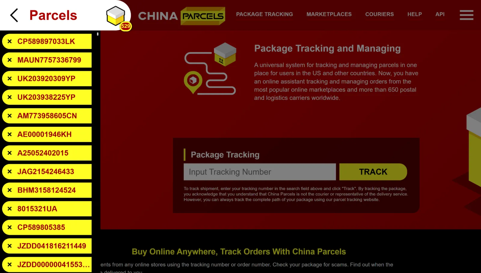 China Parcels - Universal Package Tracking & Management preview 3