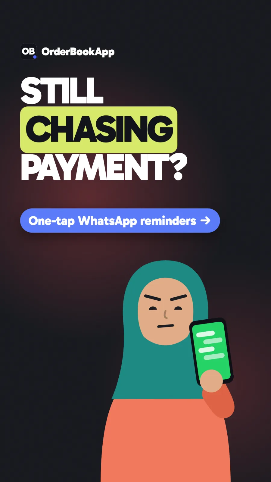 OrderBookApp — Your WhatsApp orders, finally on one board preview 2