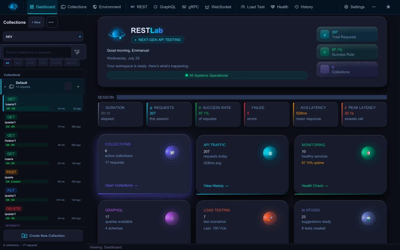 RESTLab — API & Kafka Testing for macOS | Local-First, No preview 2