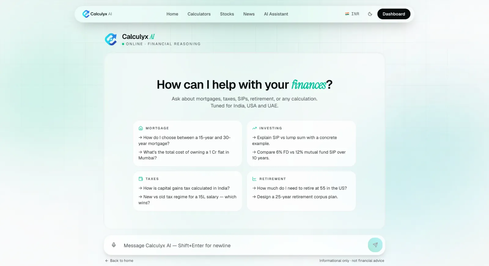 Calculyx AI preview 2