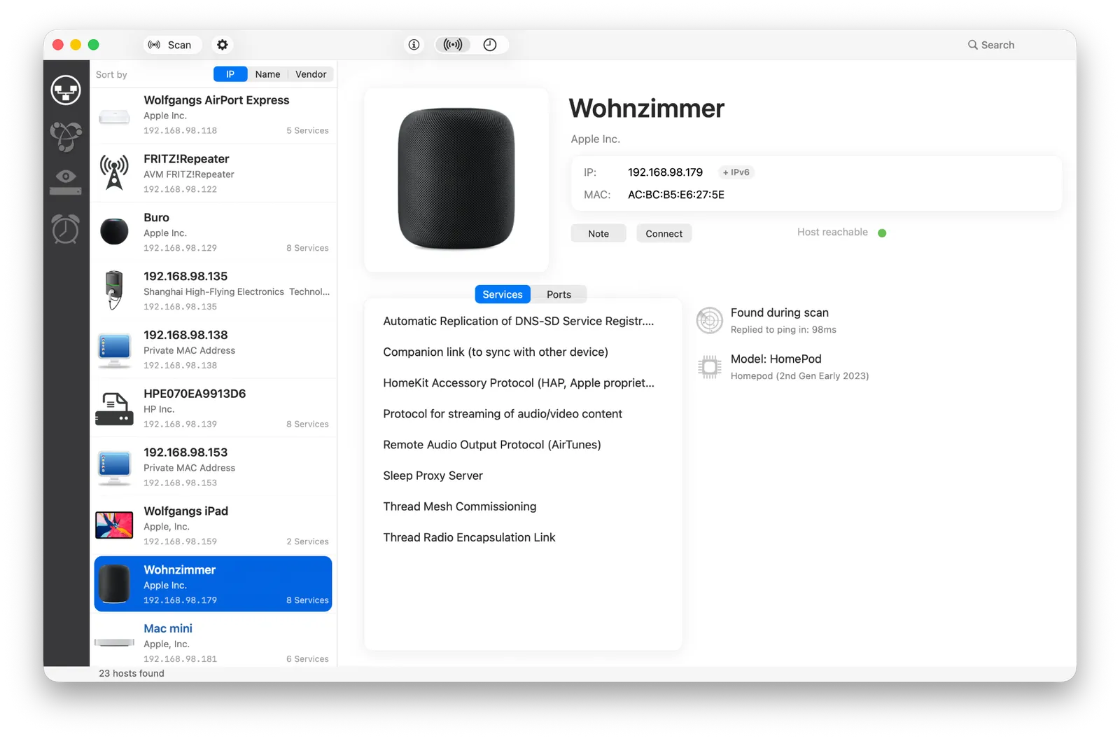 iNet - Network Scanner preview 1
