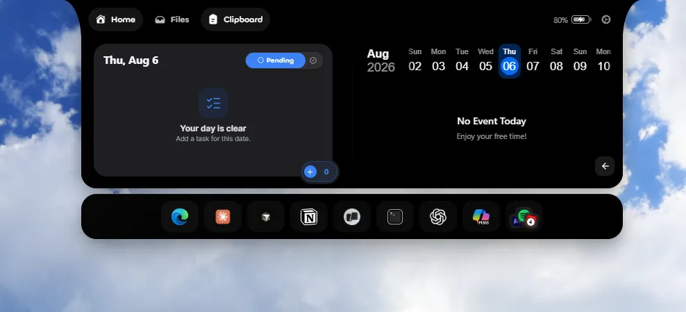 ZenithBar preview 2