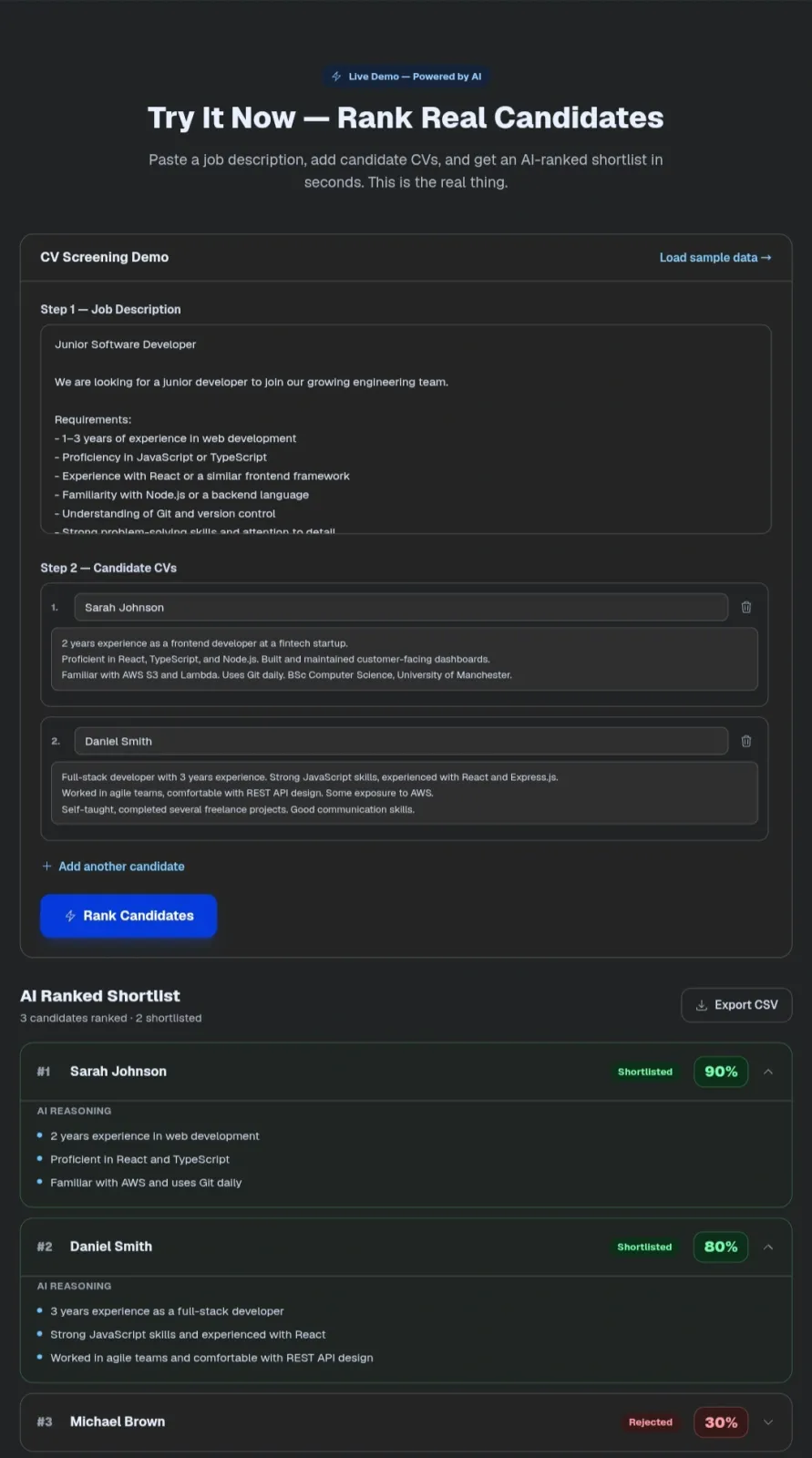 HireFlow AI | AI CV Screening preview 3