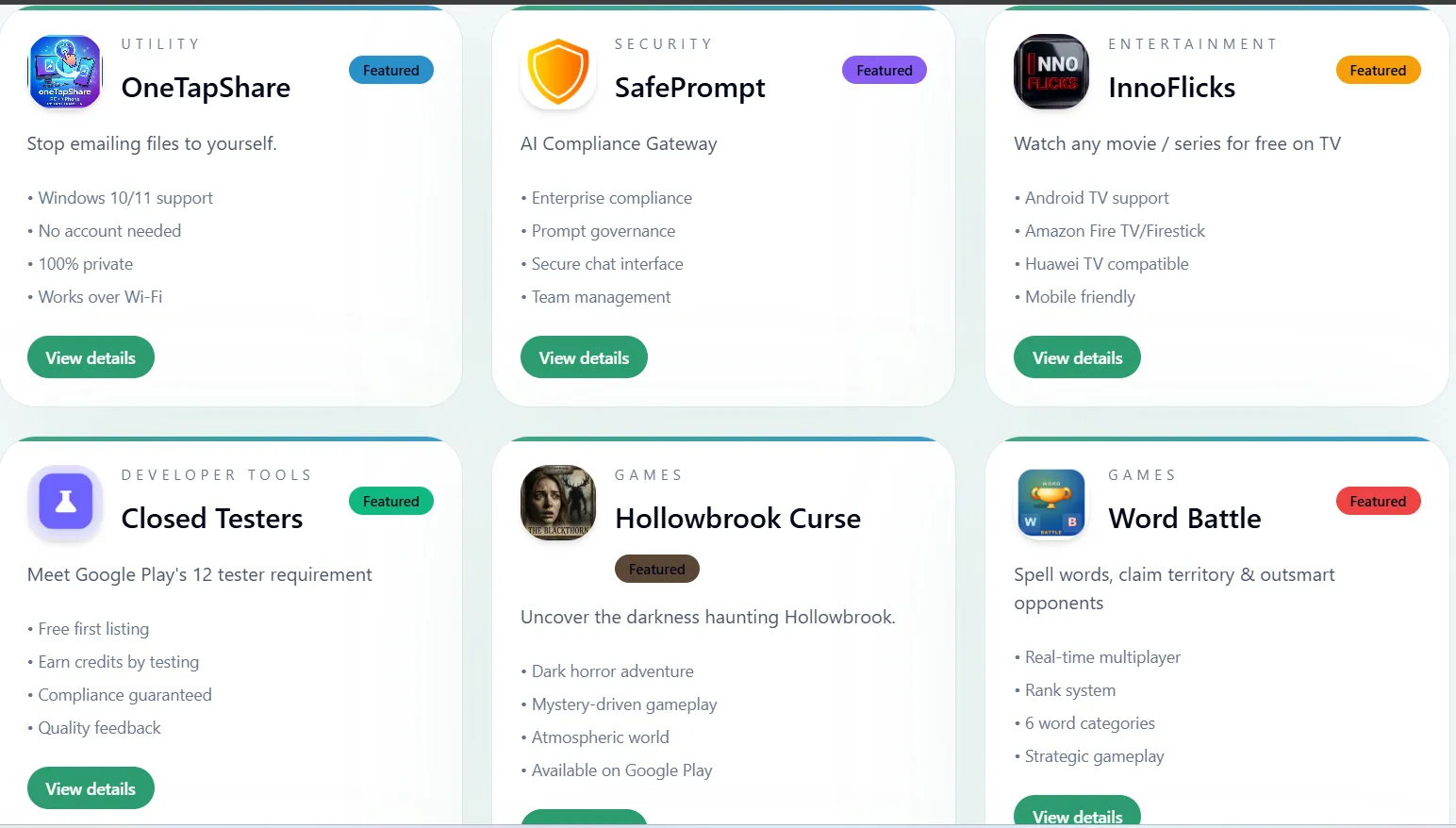 Innocent Apps — Privacy-Respecting Apps With No Ads or preview 1